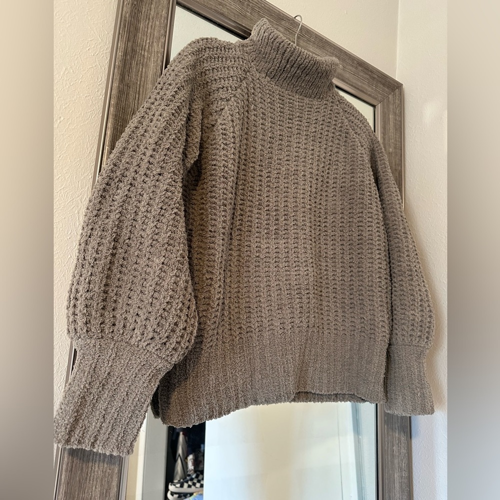 She + Sky Turtleneck Sweater